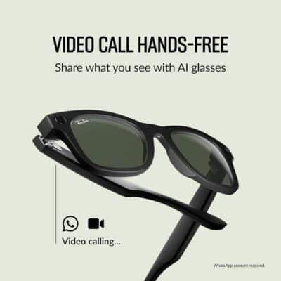 Ray-Ban Meta AI Bril | Slimme Camera bril | Smartbril Wayfarer - Afbeelding 4