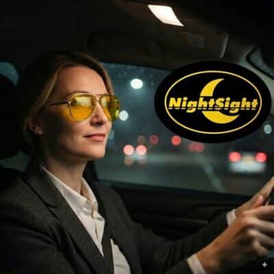 Auto Nachtbril NightSight PRO™ | Pilot (Aviator) Model