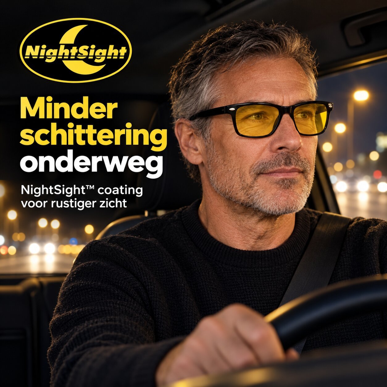 Auto Nachtbril NightSight PRO™ | Clip-on (voor brildragers) - Afbeelding 7