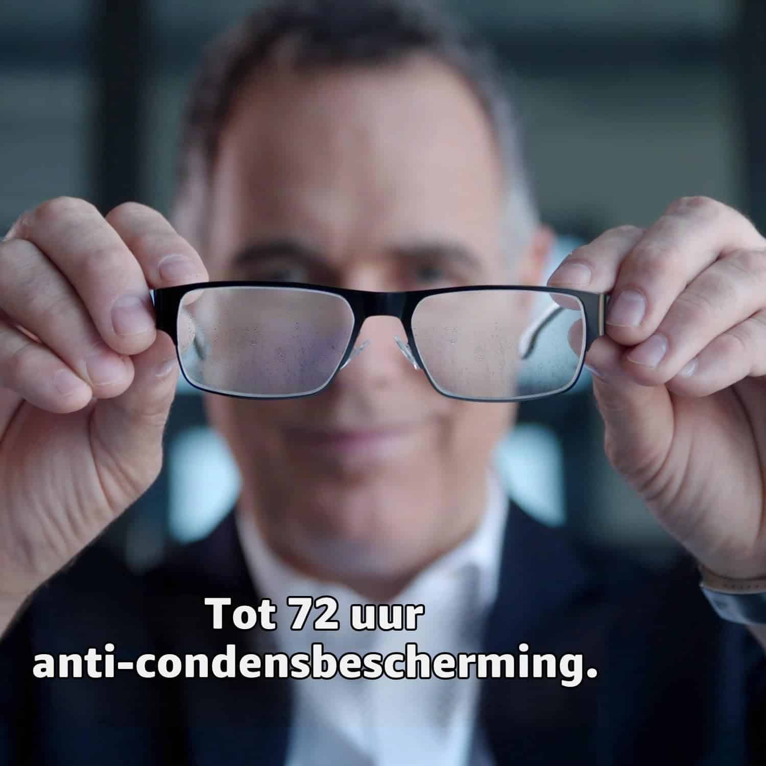 ZEISS anti-condensdoekjes bieden tot 72 uur bescherming tegen beslaan